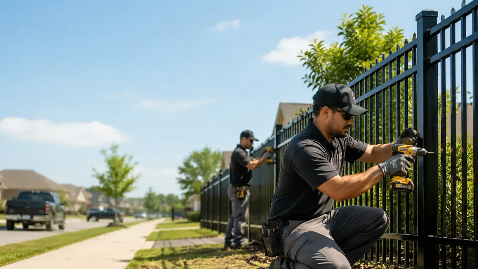 Metal Fence Installation in Meridian, OK